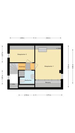 Floorplan - Zuidkade 2, 3465 JD Driebruggen